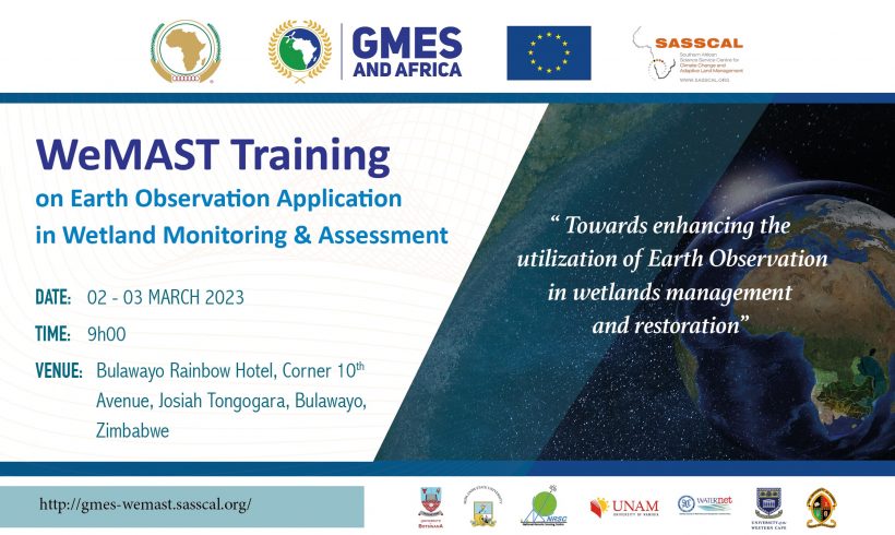 PRESS RELEASE: SASSCAL’ s WeMAST Phase II Project to host its first training on  Earth Observation for 2023
